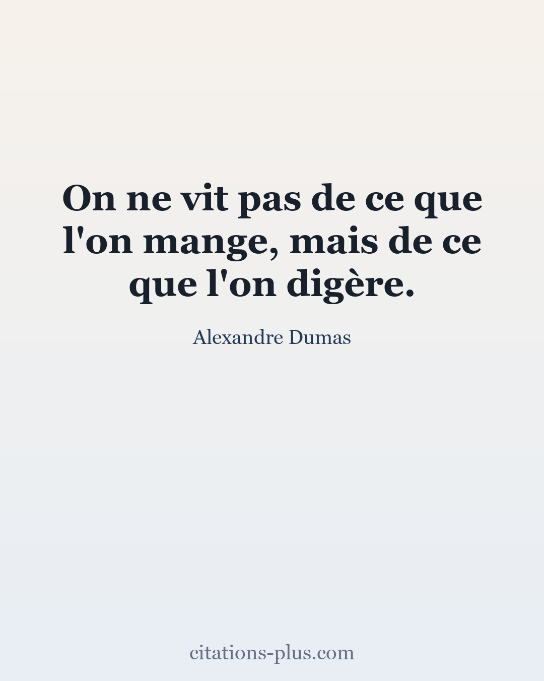 Carte Premium clair — Alexandre Dumas