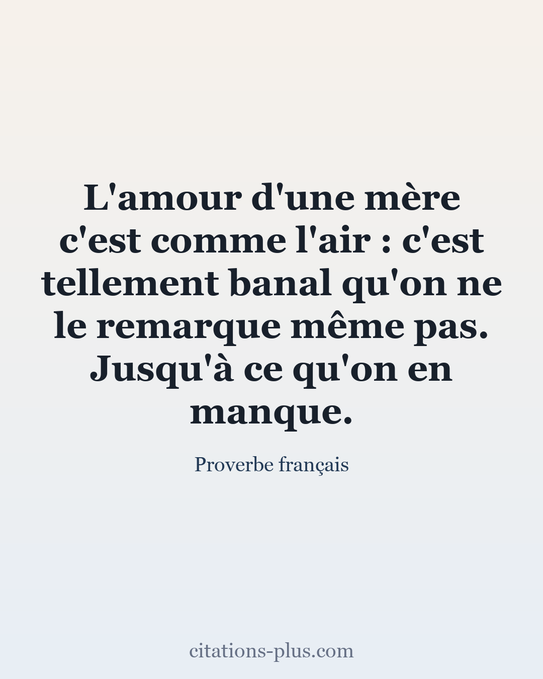 Carte Premium clair — Proverbe français
