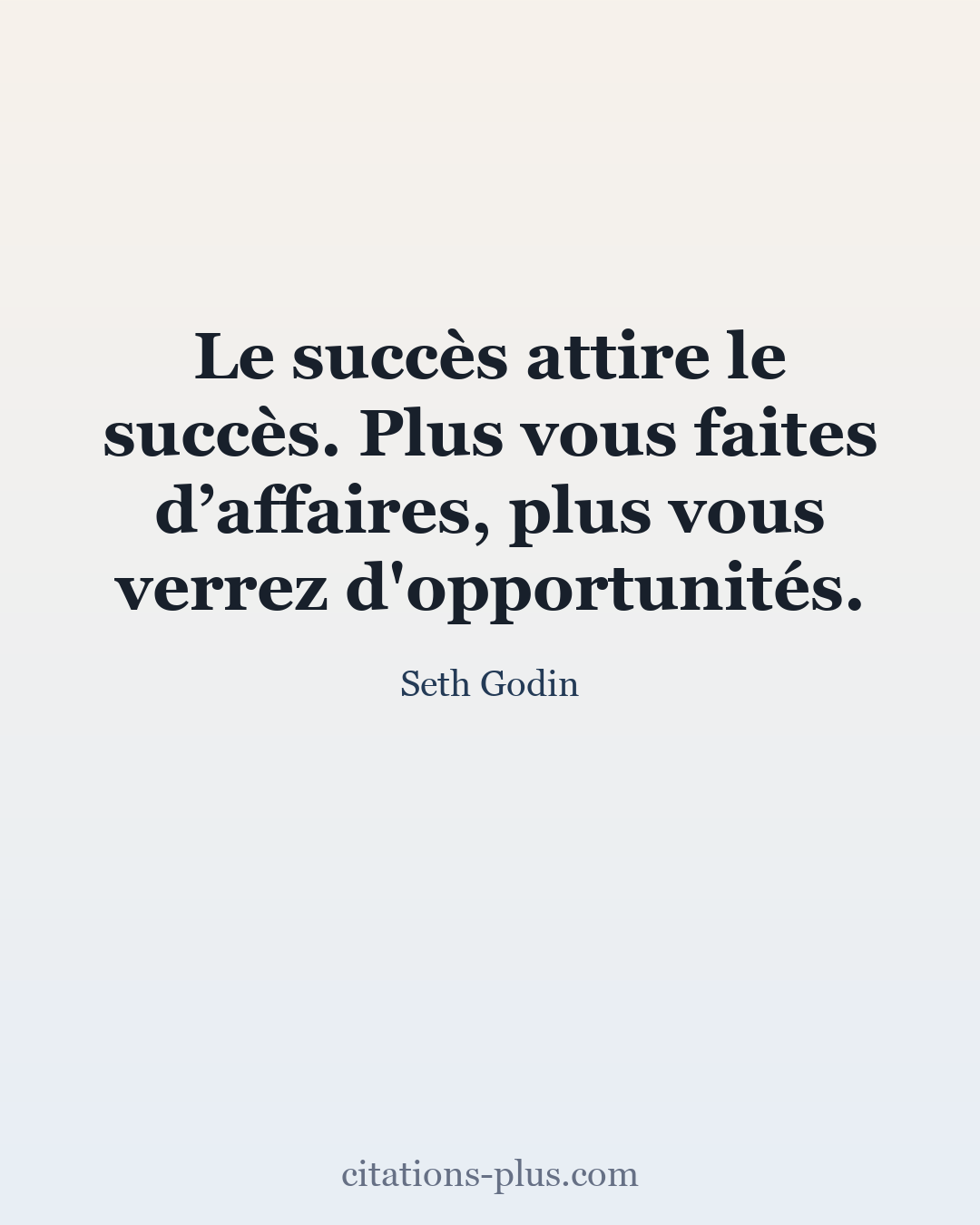 Carte Premium clair — Seth Godin
