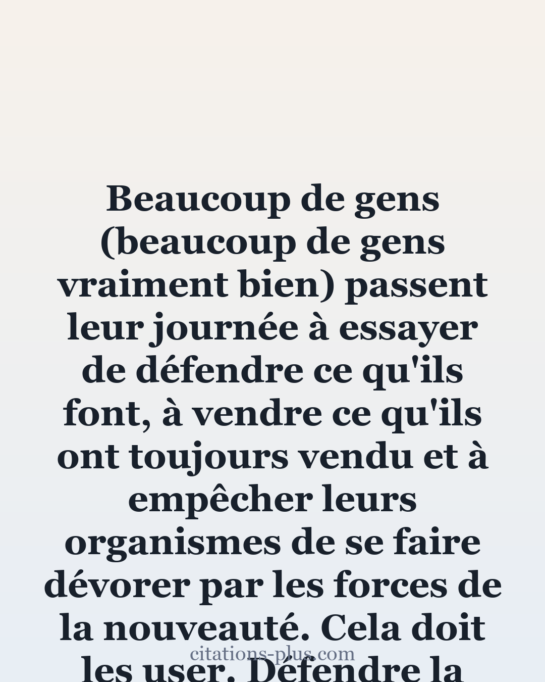 Carte Premium clair — Seth Godin