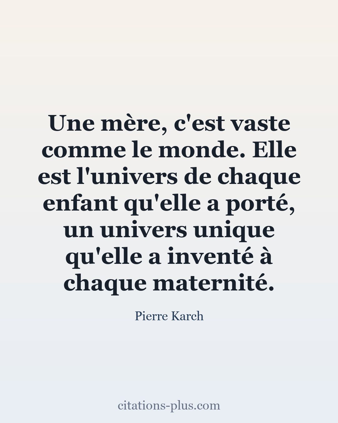Carte Premium clair — Pierre Karch