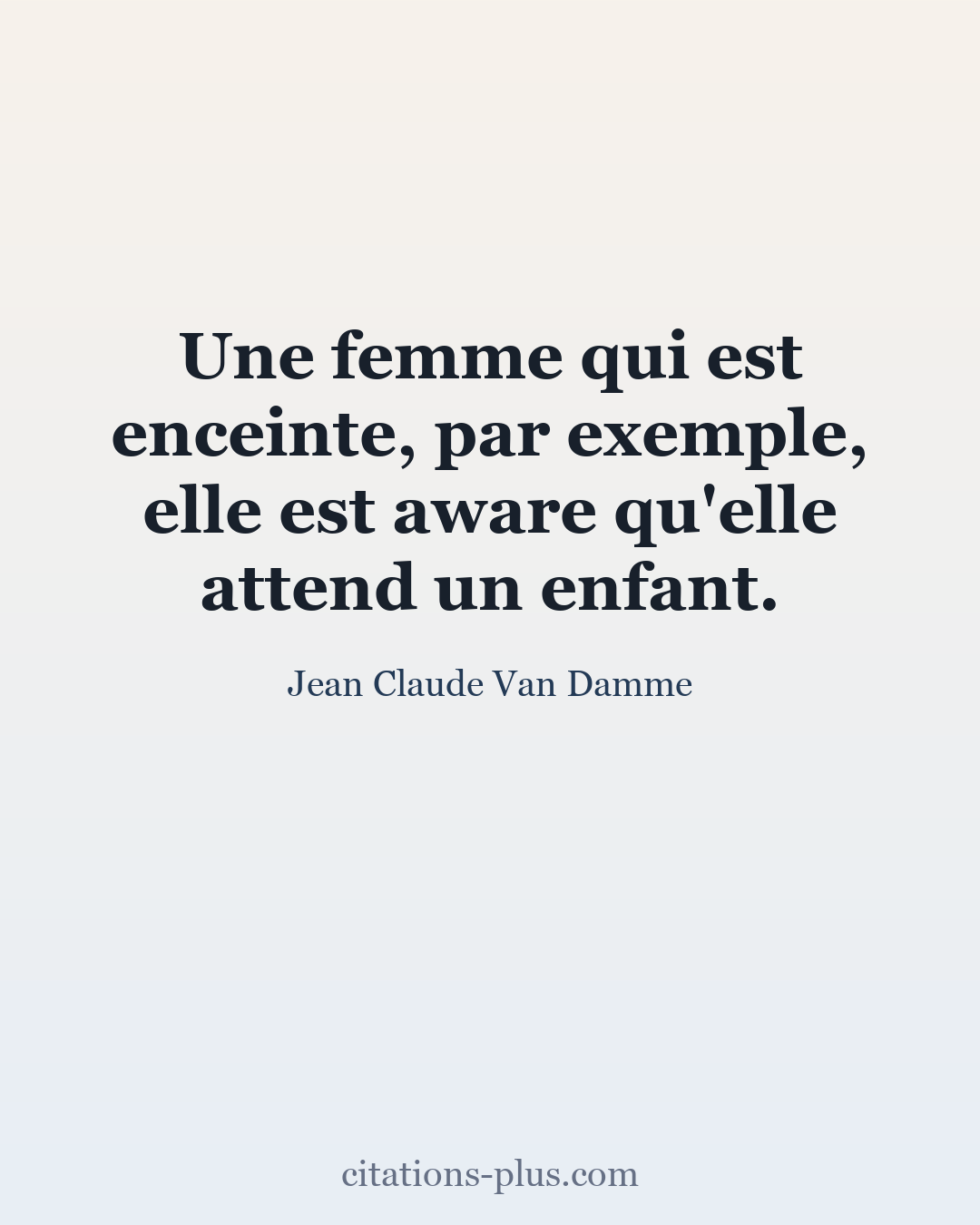Carte Premium clair — Jean-Claude Van Damme