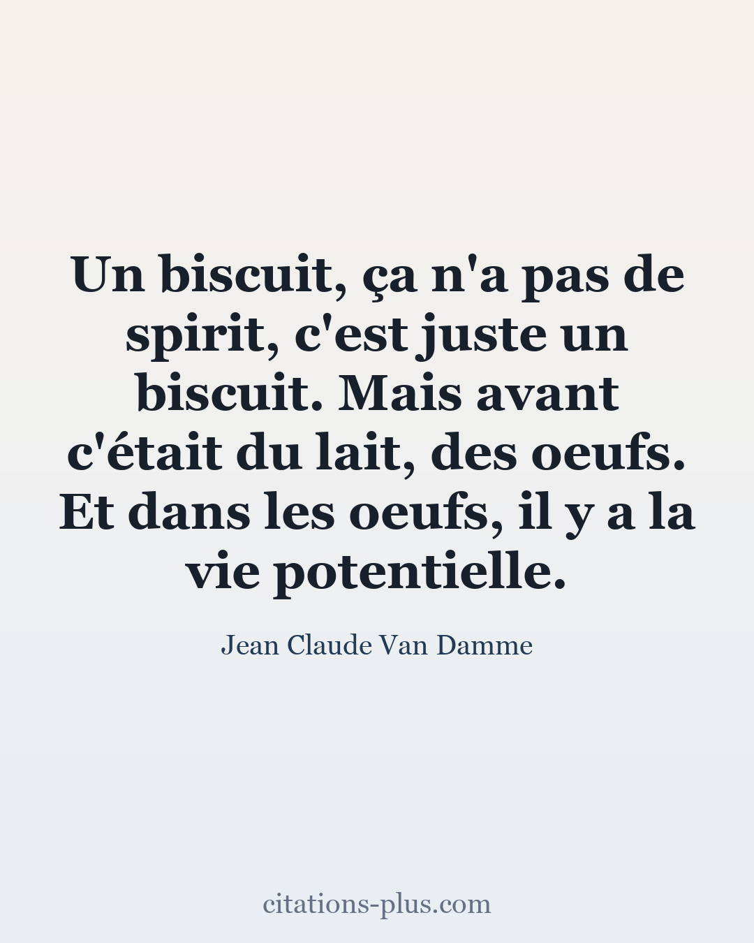 Carte Premium clair — Jean-Claude Van Damme