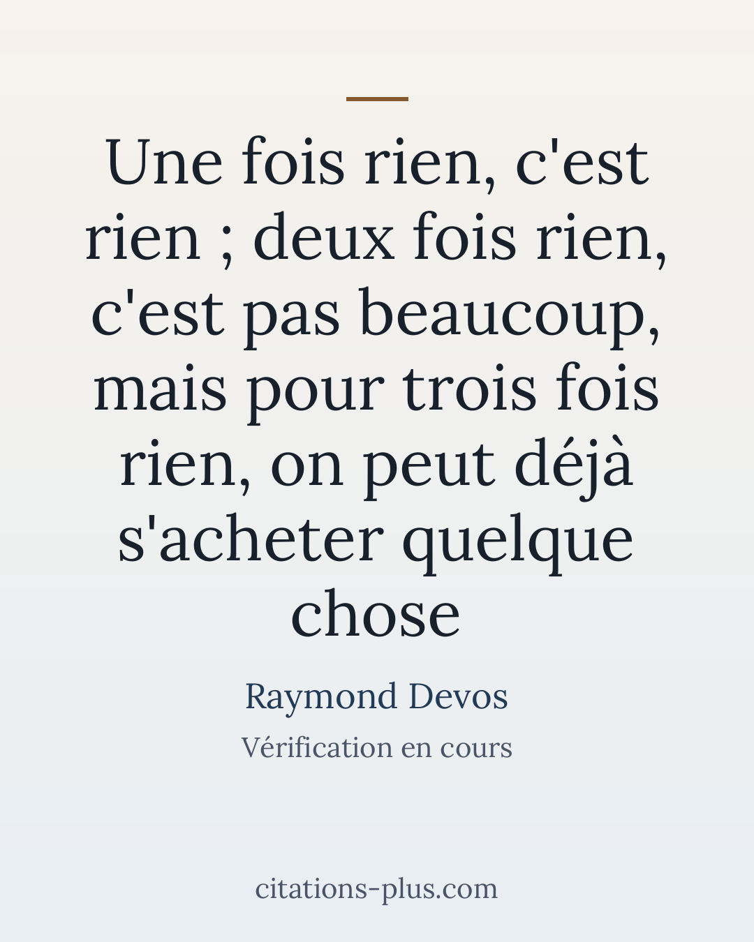 Carte Premium clair — Raymond Devos
