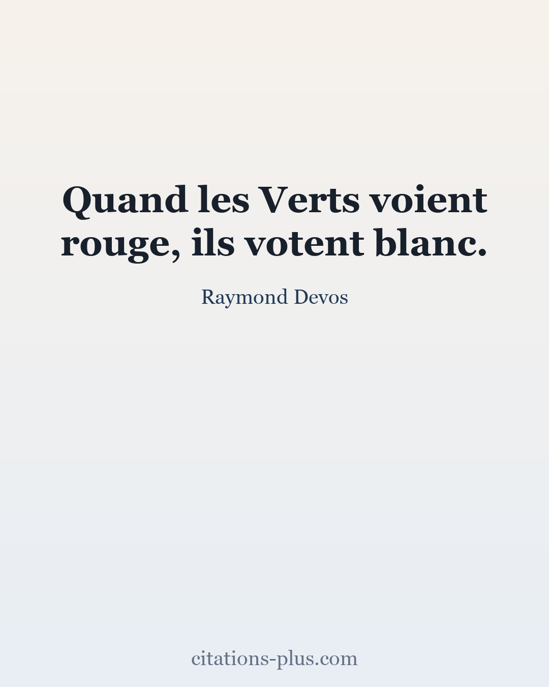 Carte Premium clair — Raymond Devos