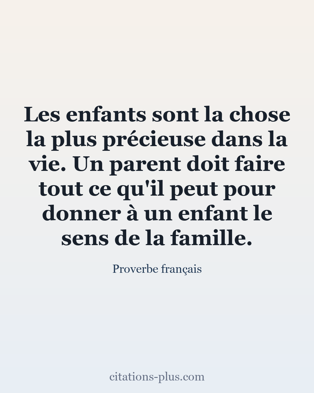 Carte Premium clair — Proverbe français