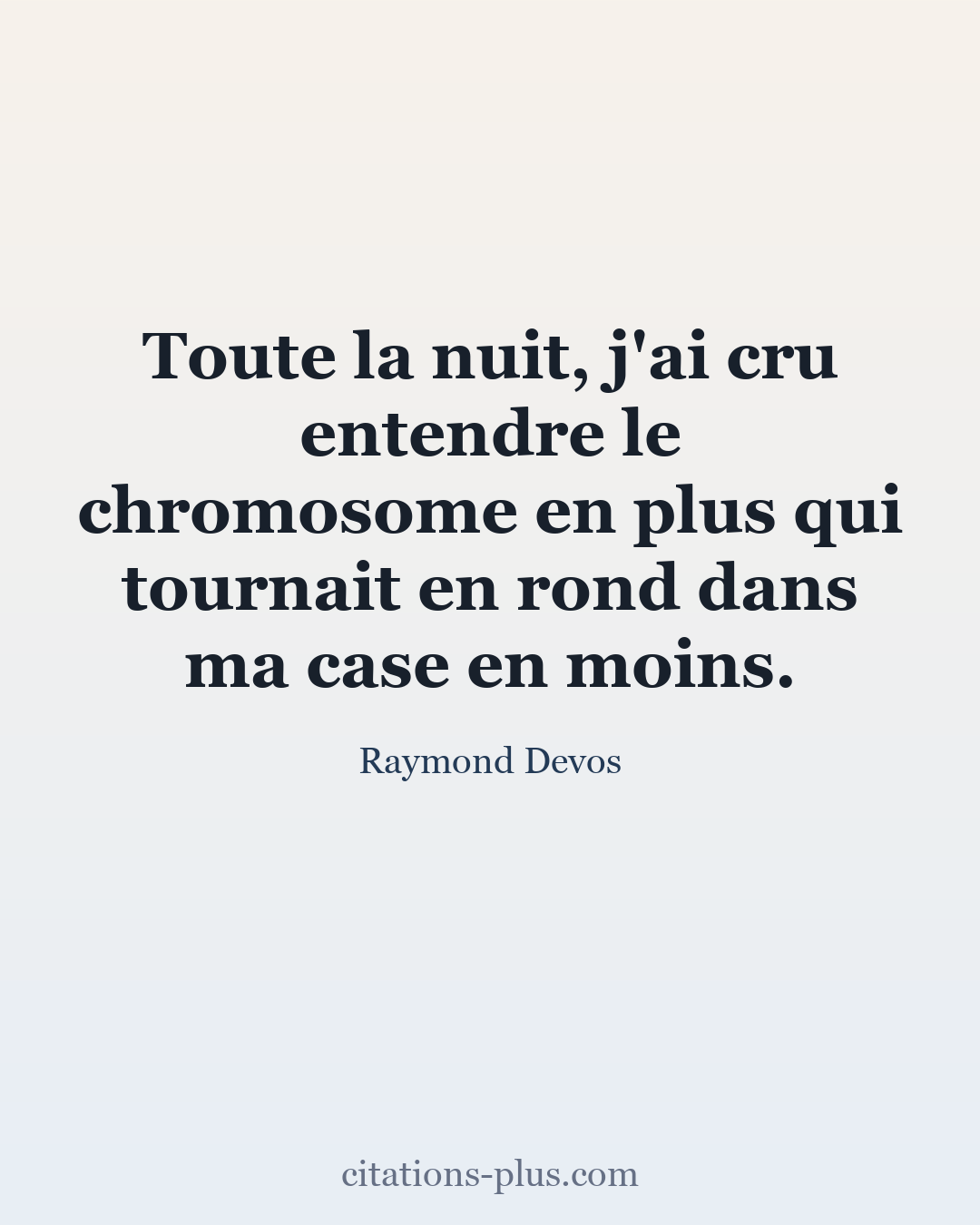 Carte Premium clair — Raymond Devos