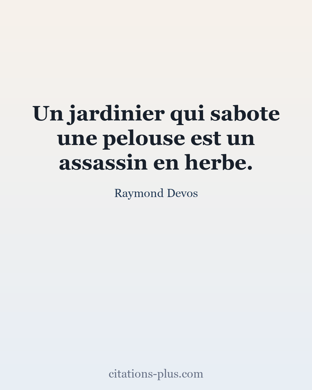 Carte Premium clair — Raymond Devos