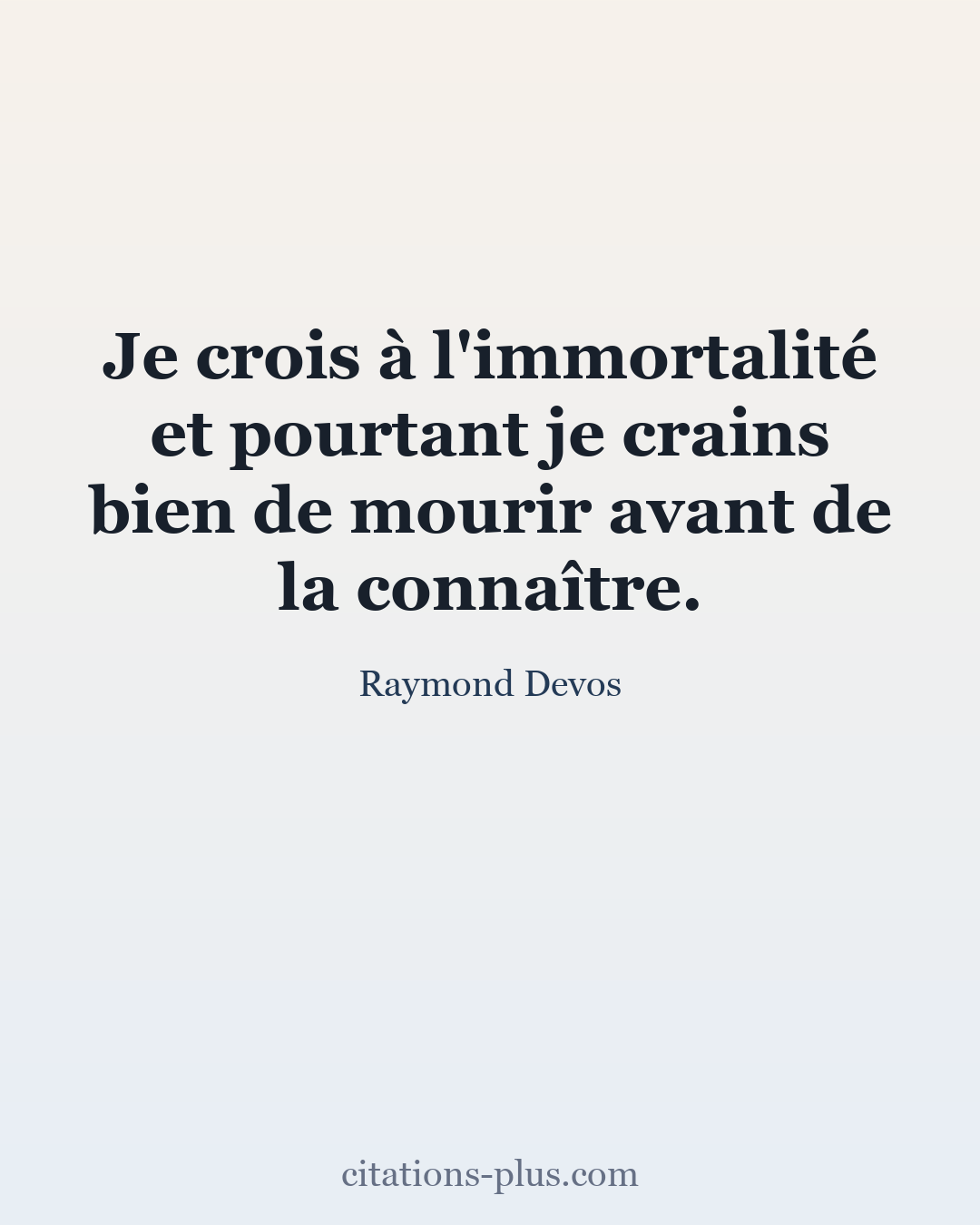 Carte Premium clair — Raymond Devos