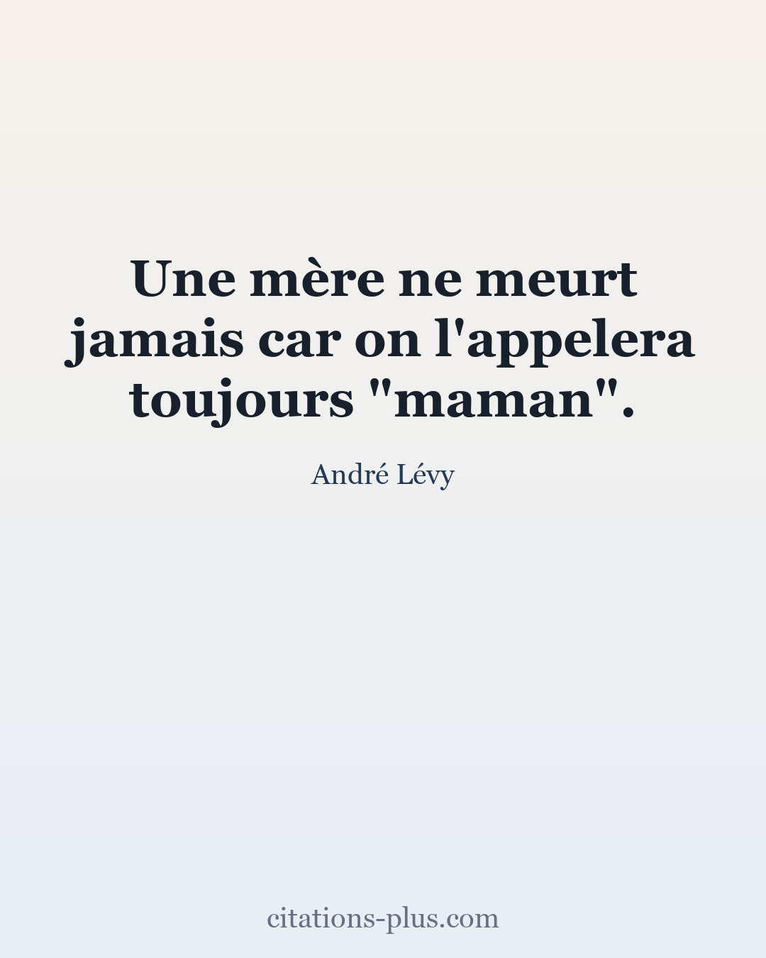 Carte Premium clair — André Lévy