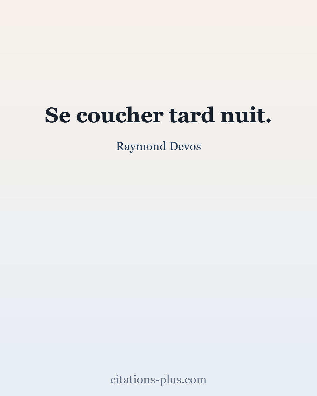 Carte Premium clair — Raymond Devos