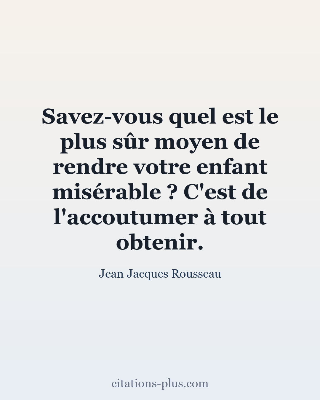 Carte Premium clair — Jean Jacques Rousseau