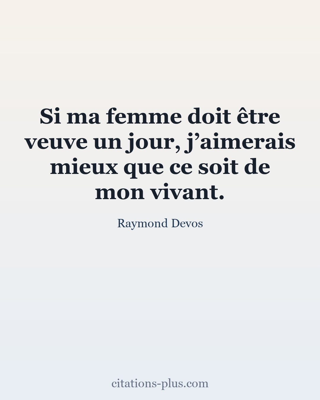 Carte Premium clair — Raymond Devos