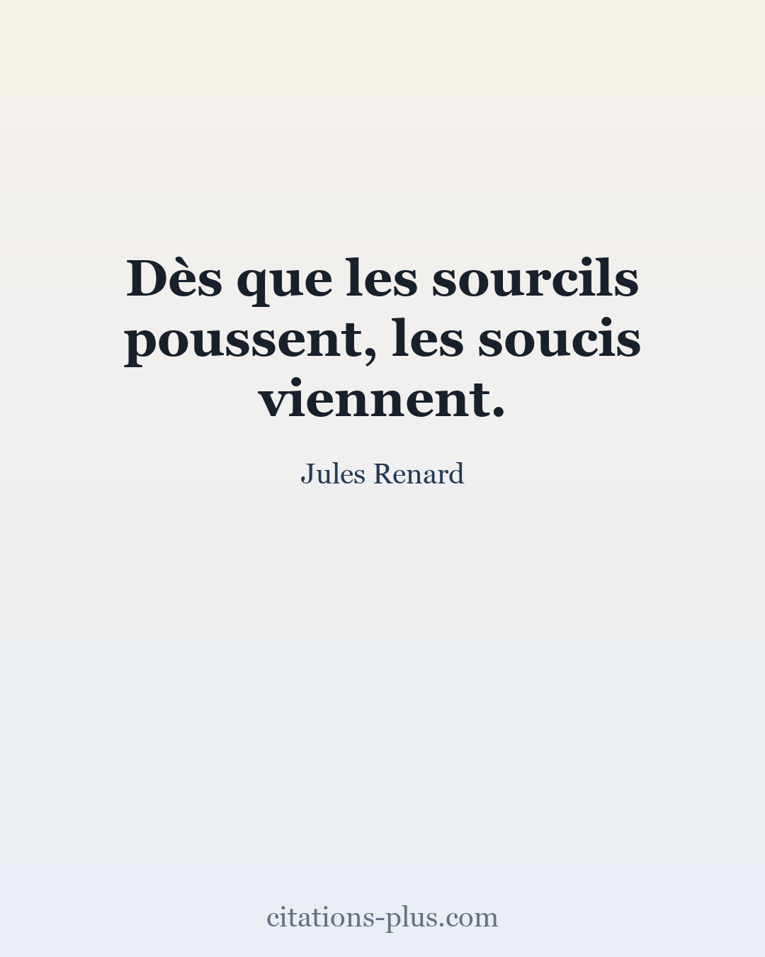 Carte Premium clair — Jules Renard