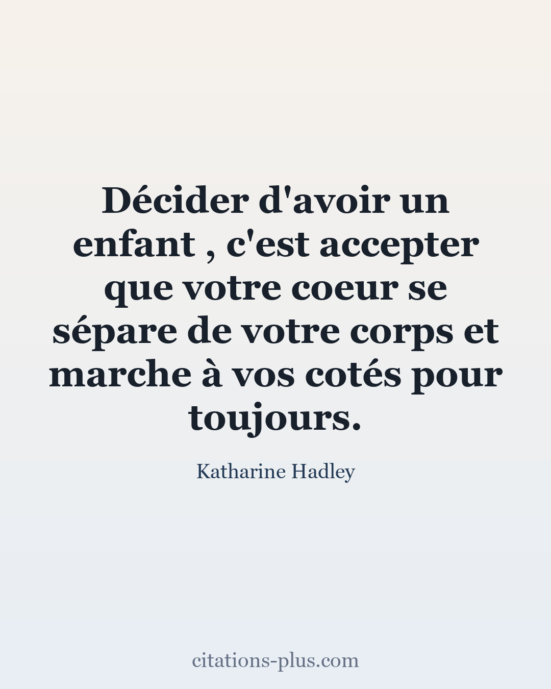 Carte Premium clair — Katharine Hadley