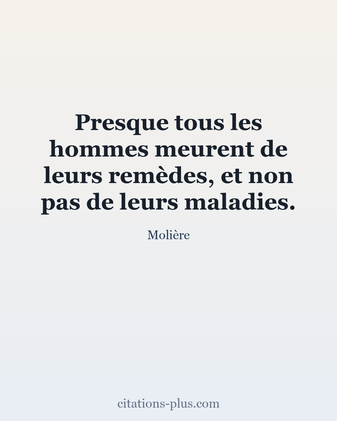 Carte Premium clair — Molière