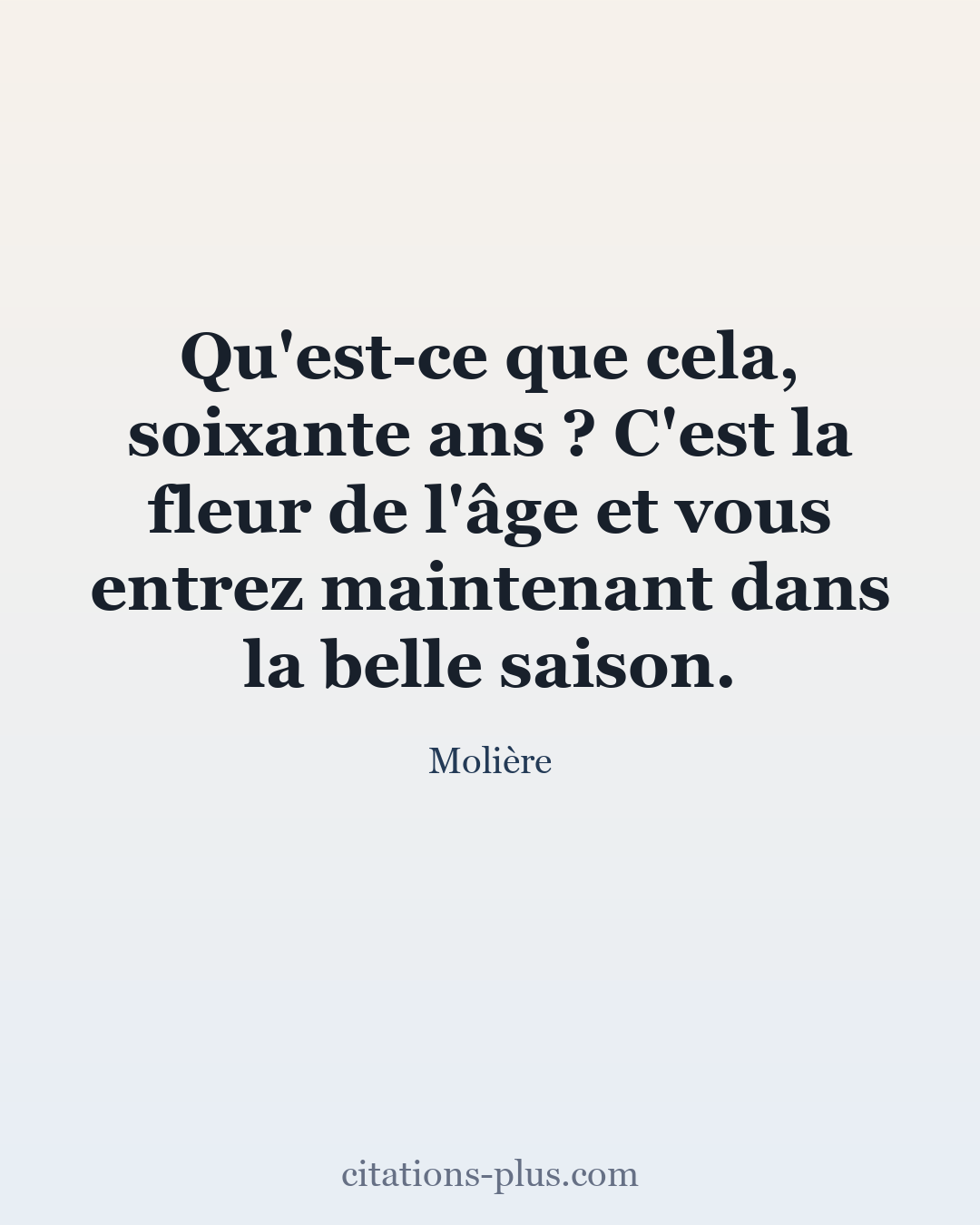 Carte Premium clair — Molière