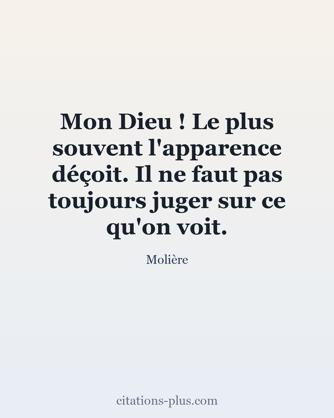Carte Premium clair — Molière