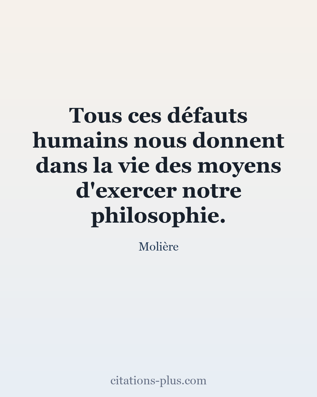 Carte Premium clair — Molière