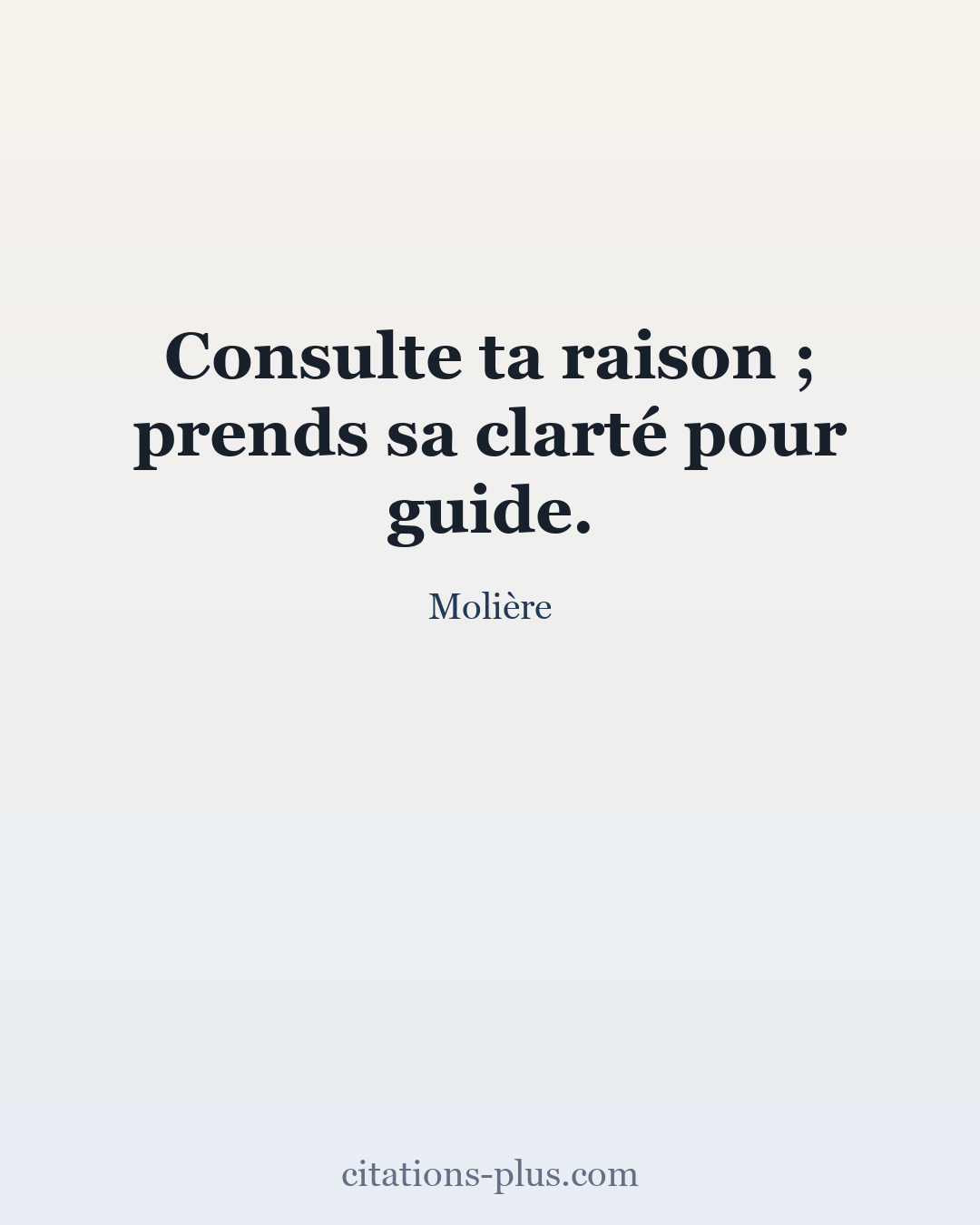 Carte Premium clair — Molière