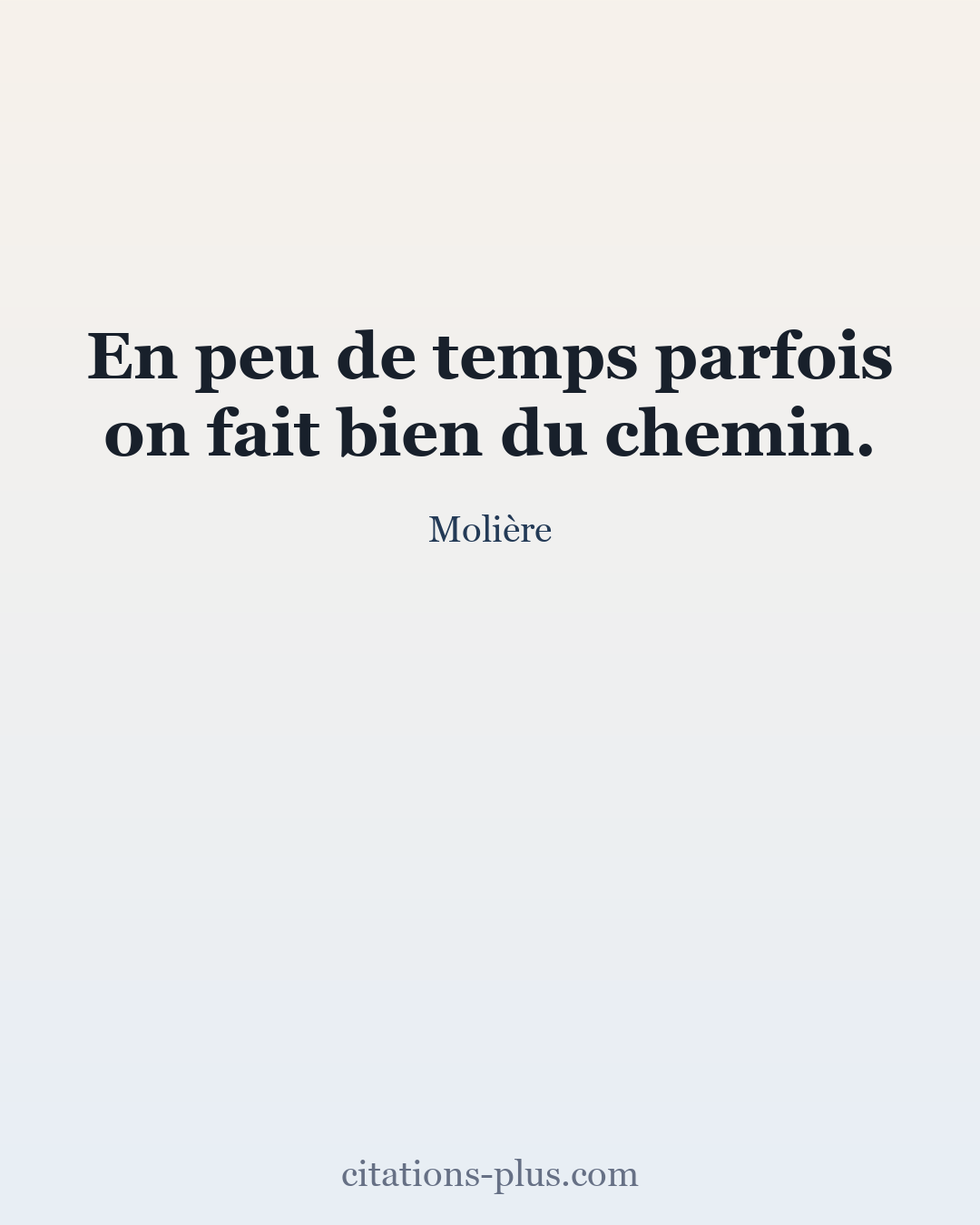 Carte Premium clair — Molière