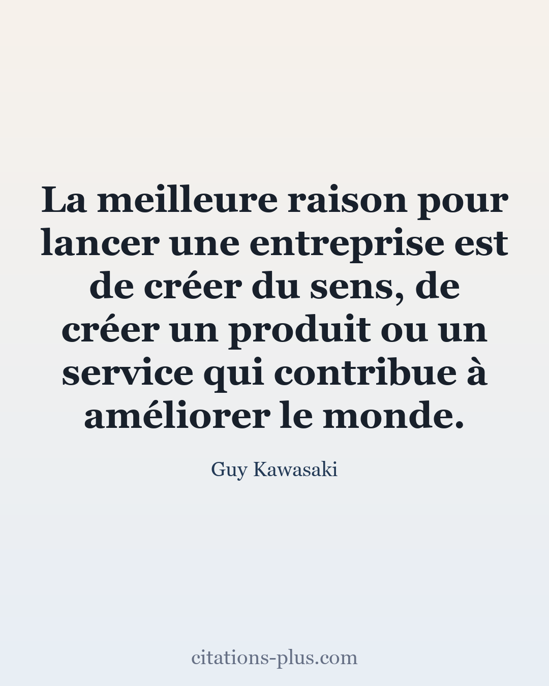 Carte Premium clair — Guy Kawasaki