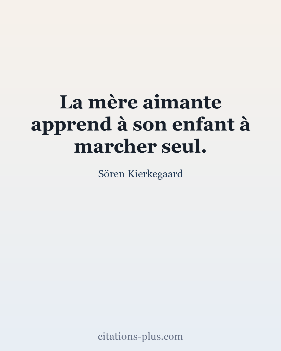 Carte Premium clair — Sören Kierkegaard