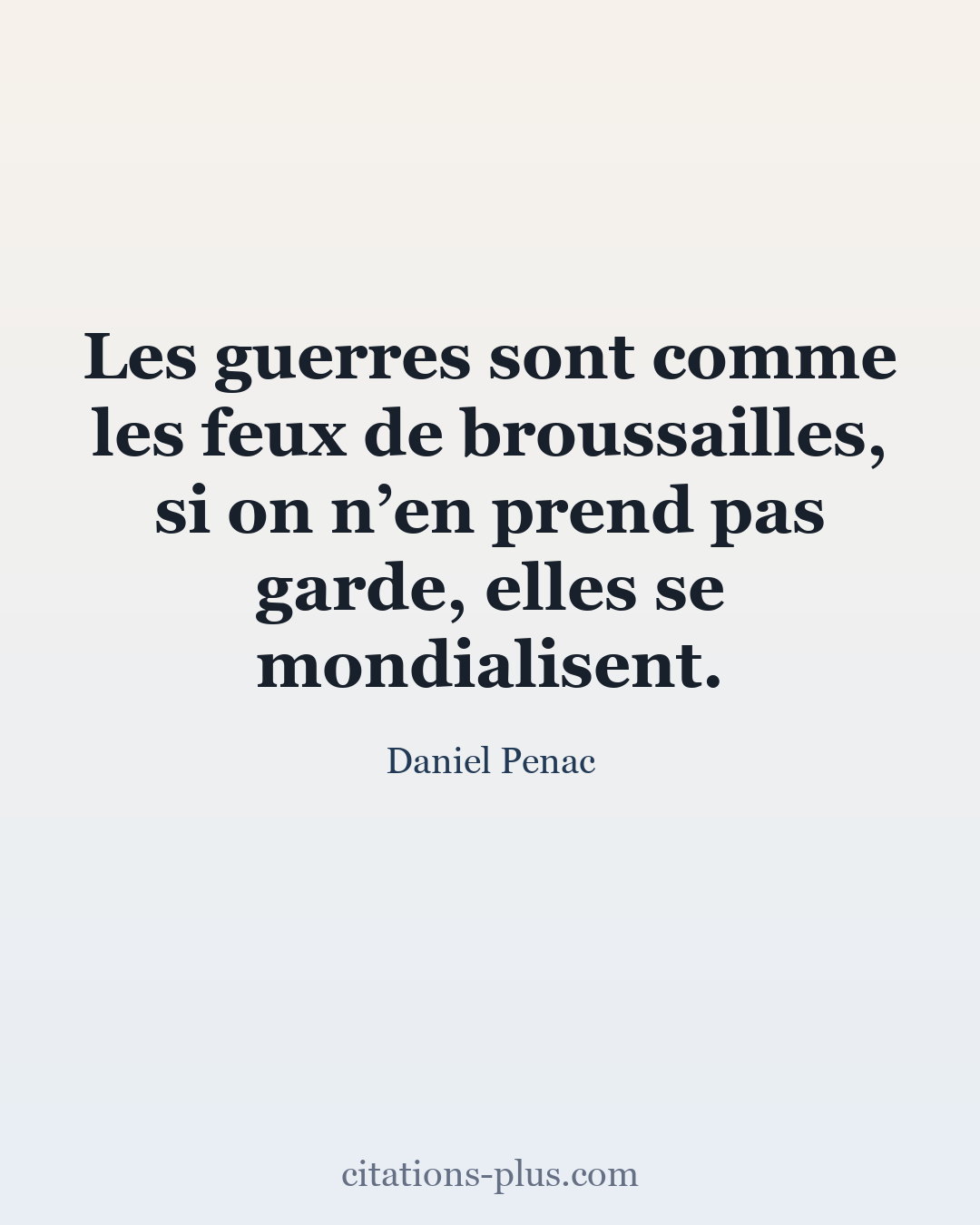 Carte Premium clair — Daniel Pennac
