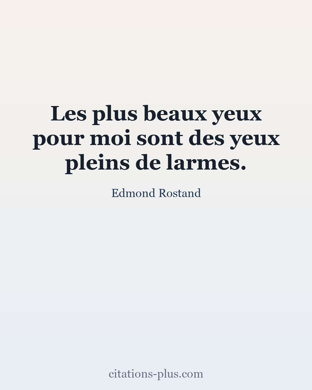 Carte Premium clair — Edmond Rostand