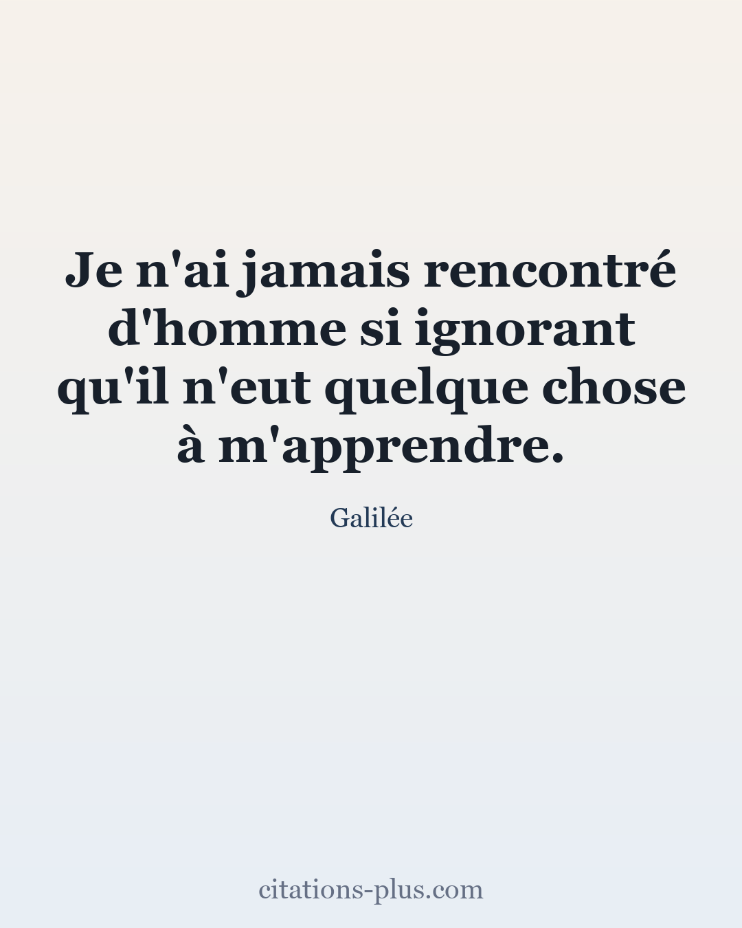 Carte Premium clair — Galilée