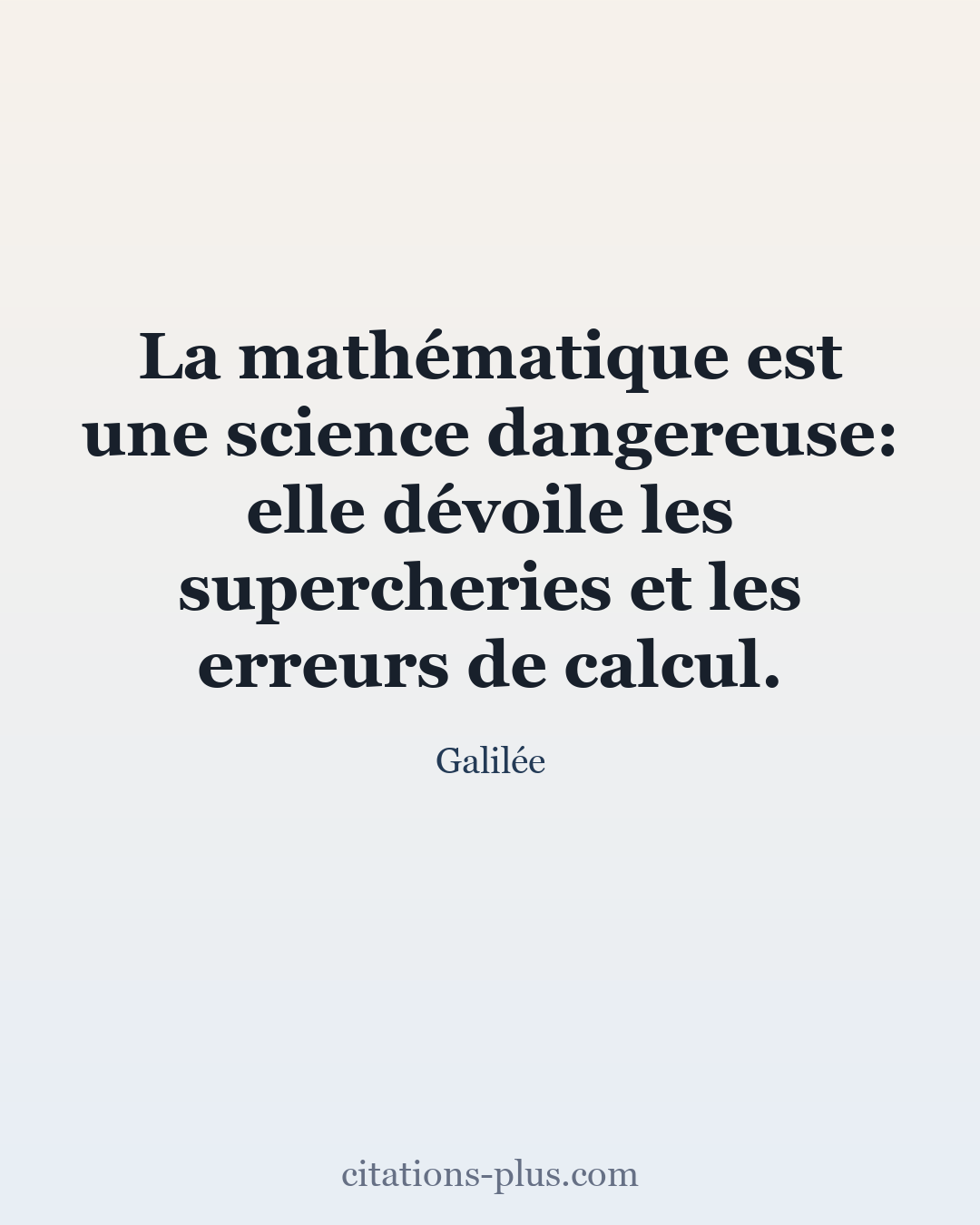 Carte Premium clair — Galilée
