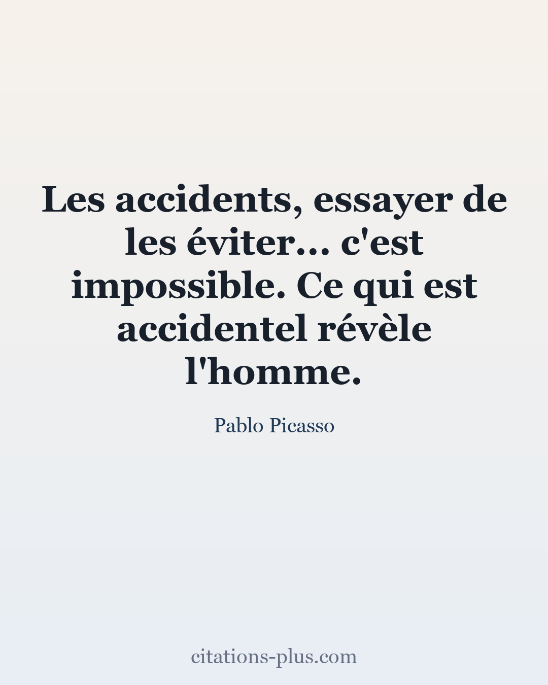 Carte Premium clair — Pablo Picasso