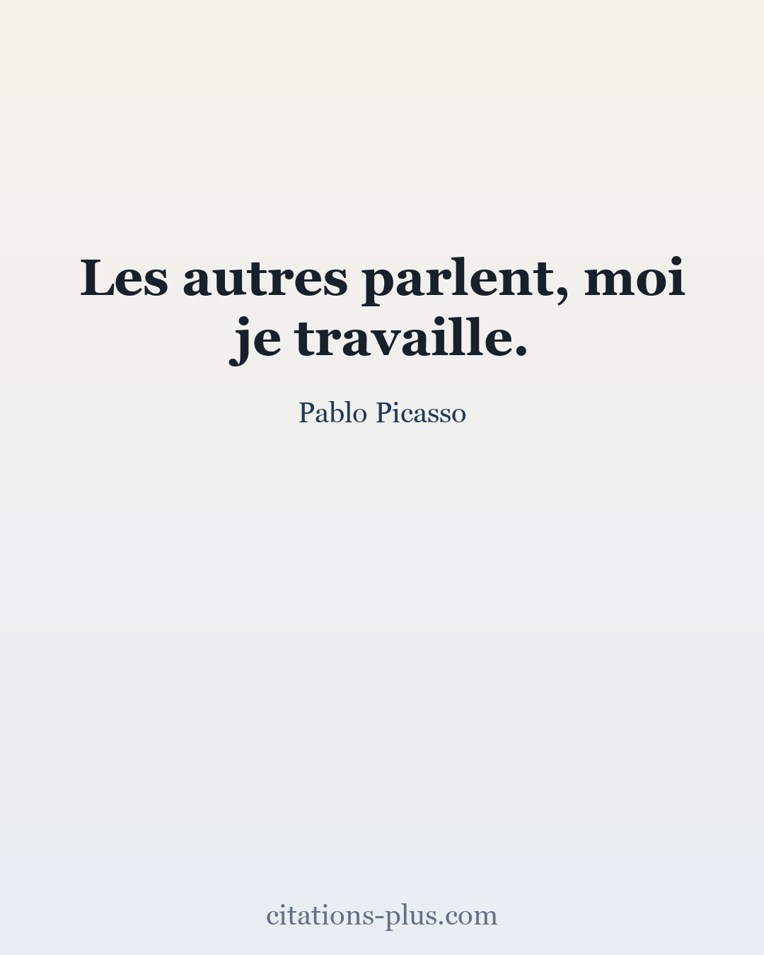 Carte Premium clair — Pablo Picasso