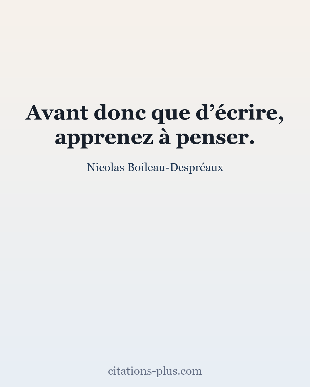 Carte Premium clair — Nicolas Boileau-Despréaux