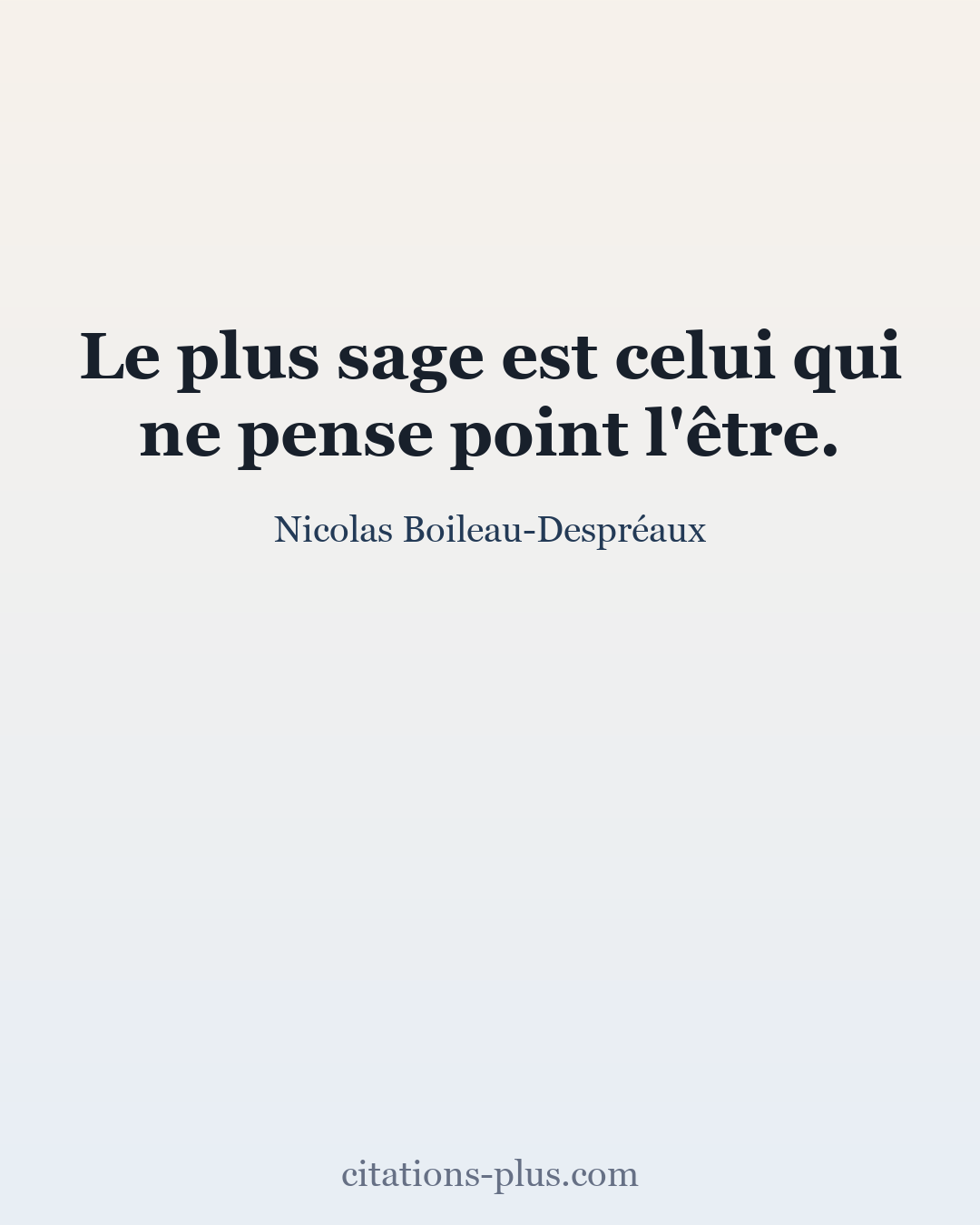 Carte Premium clair — Nicolas Boileau-Despréaux