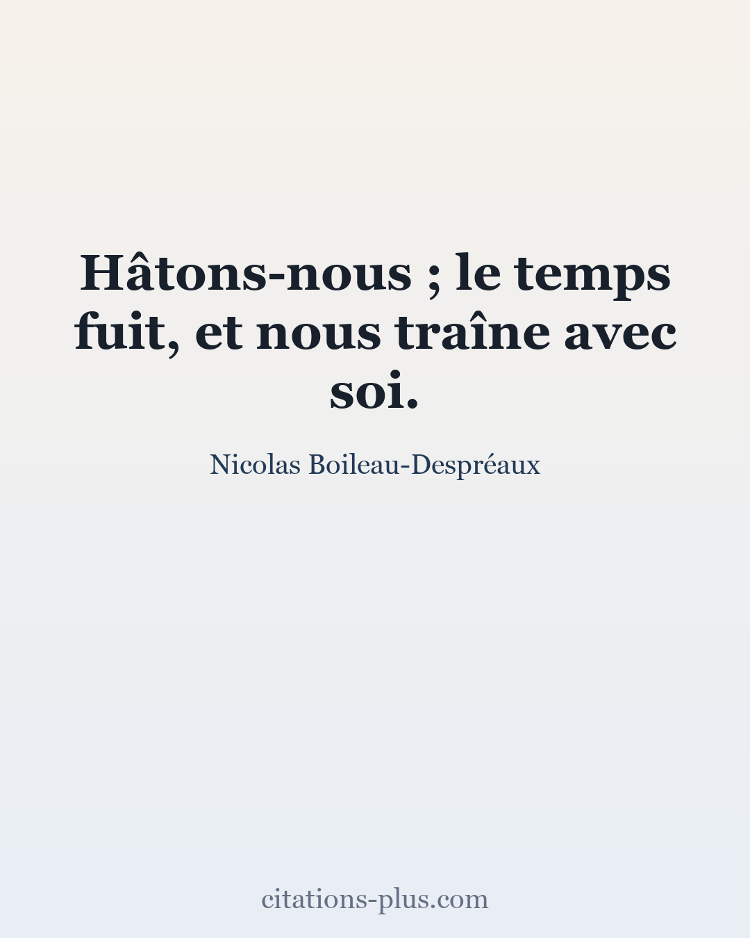 Carte Premium clair — Nicolas Boileau-Despréaux
