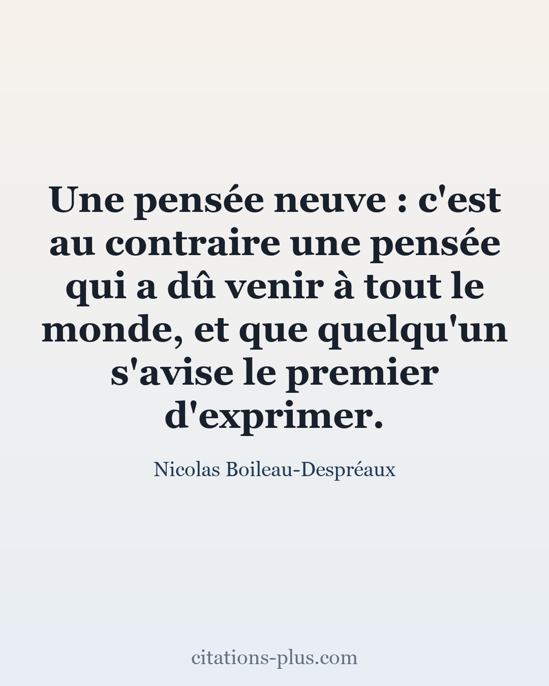 Carte Premium clair — Nicolas Boileau-Despréaux