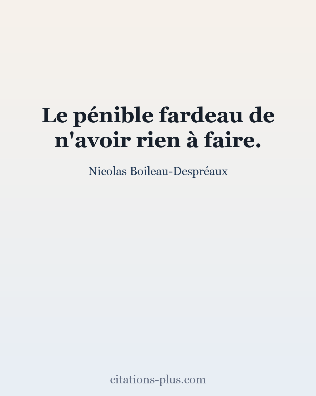 Carte Premium clair — Nicolas Boileau-Despréaux