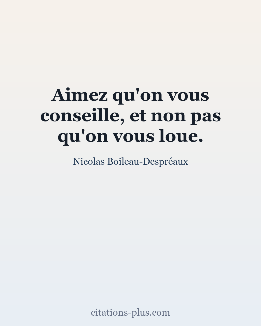 Carte Premium clair — Nicolas Boileau-Despréaux