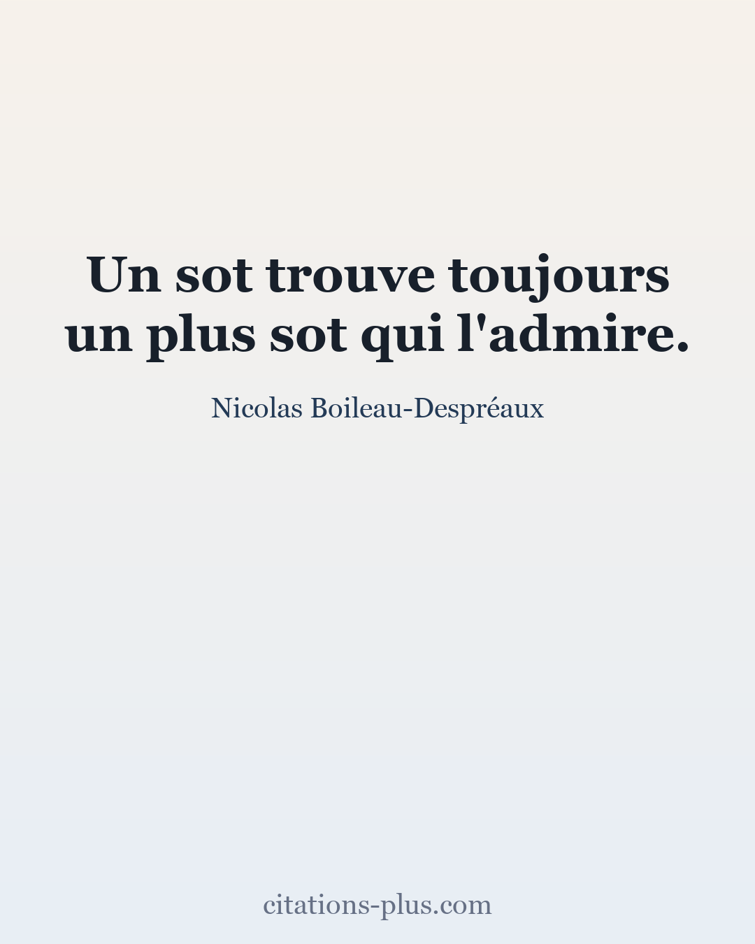 Carte Premium clair — Nicolas Boileau-Despréaux