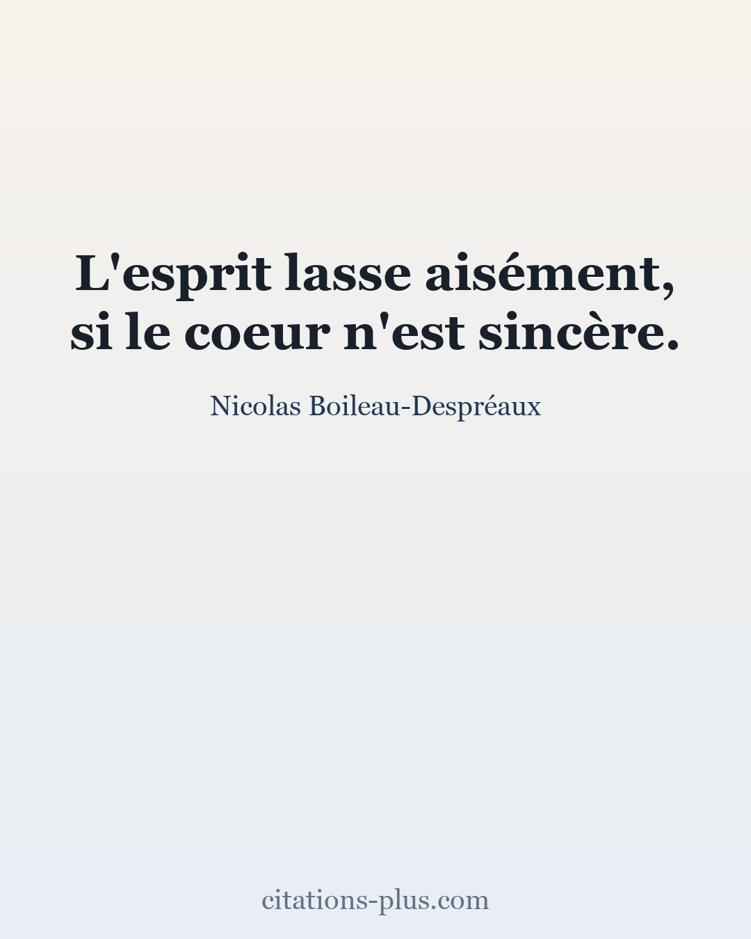 Carte Premium clair — Nicolas Boileau-Despréaux