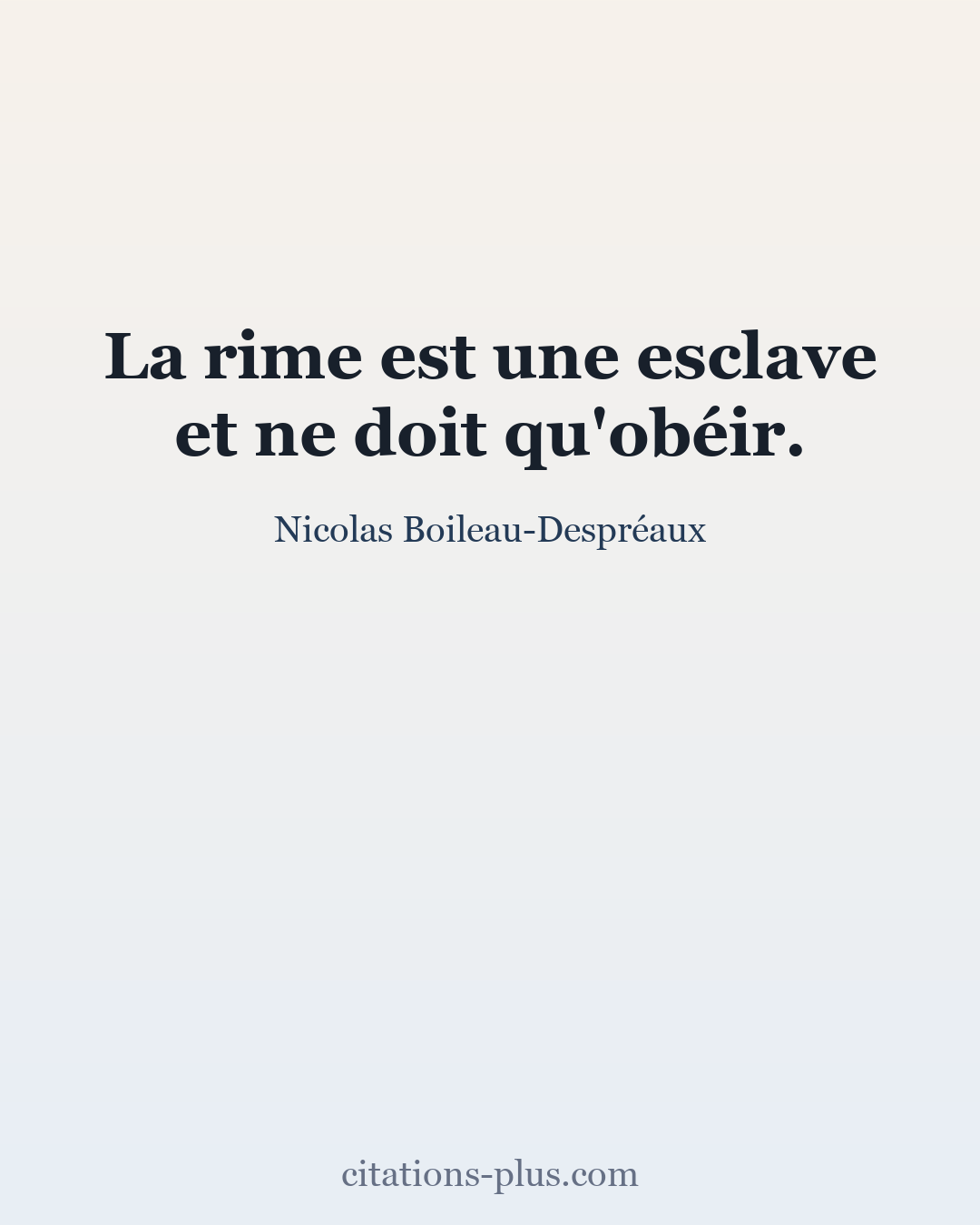 Carte Premium clair — Nicolas Boileau-Despréaux