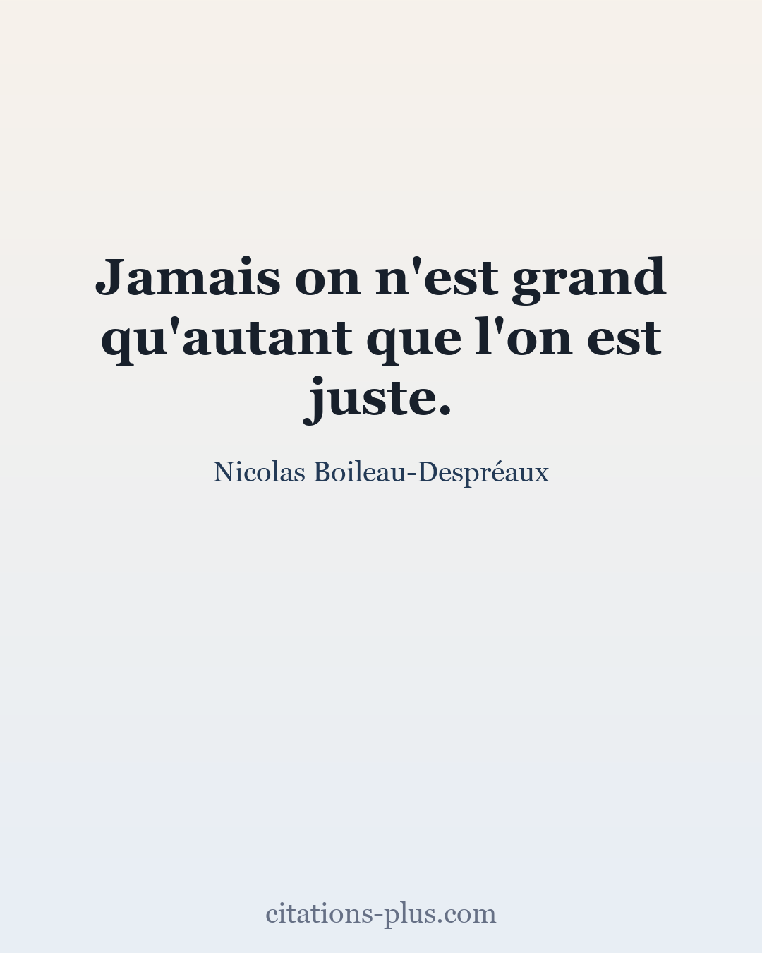 Carte Premium clair — Nicolas Boileau-Despréaux