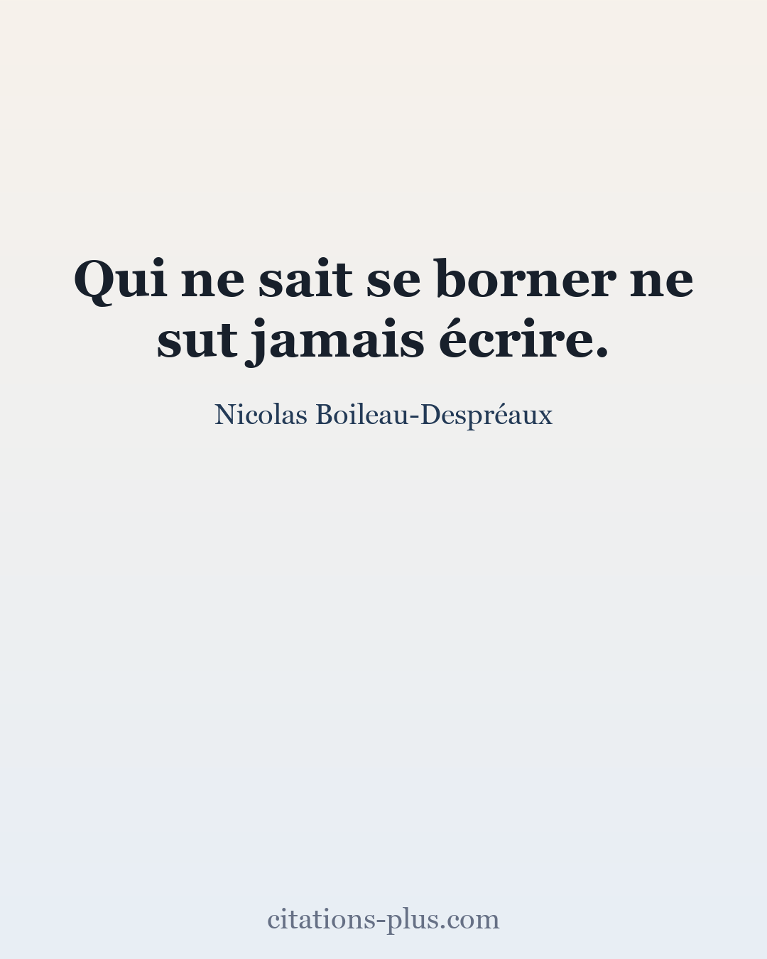 Carte Premium clair — Nicolas Boileau-Despréaux