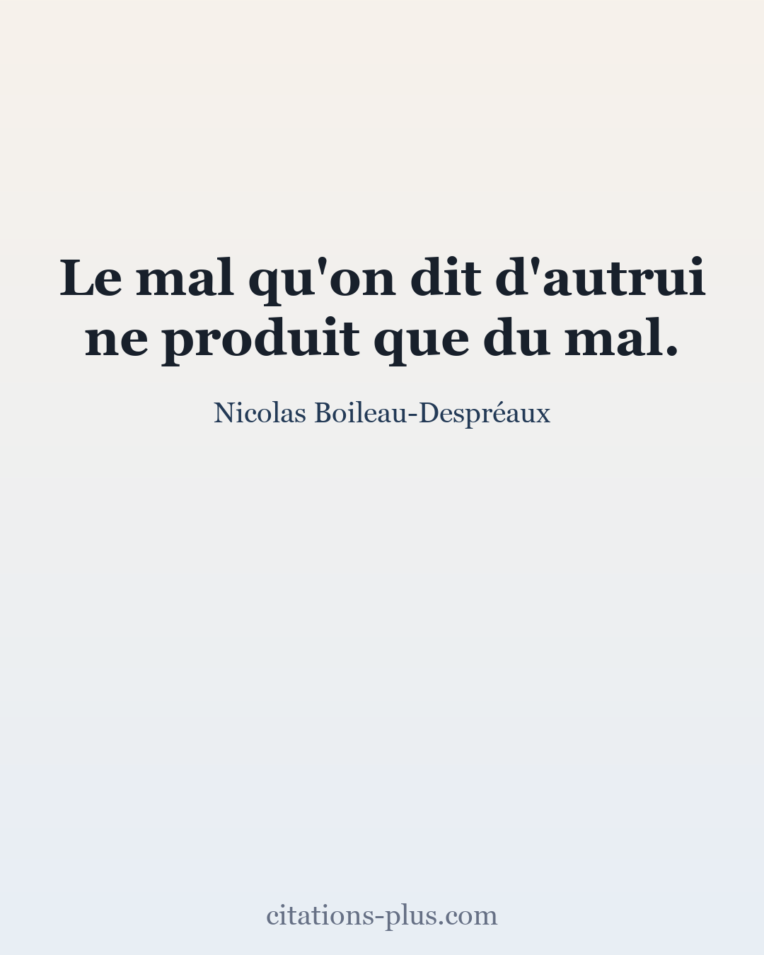 Carte Premium clair — Nicolas Boileau-Despréaux