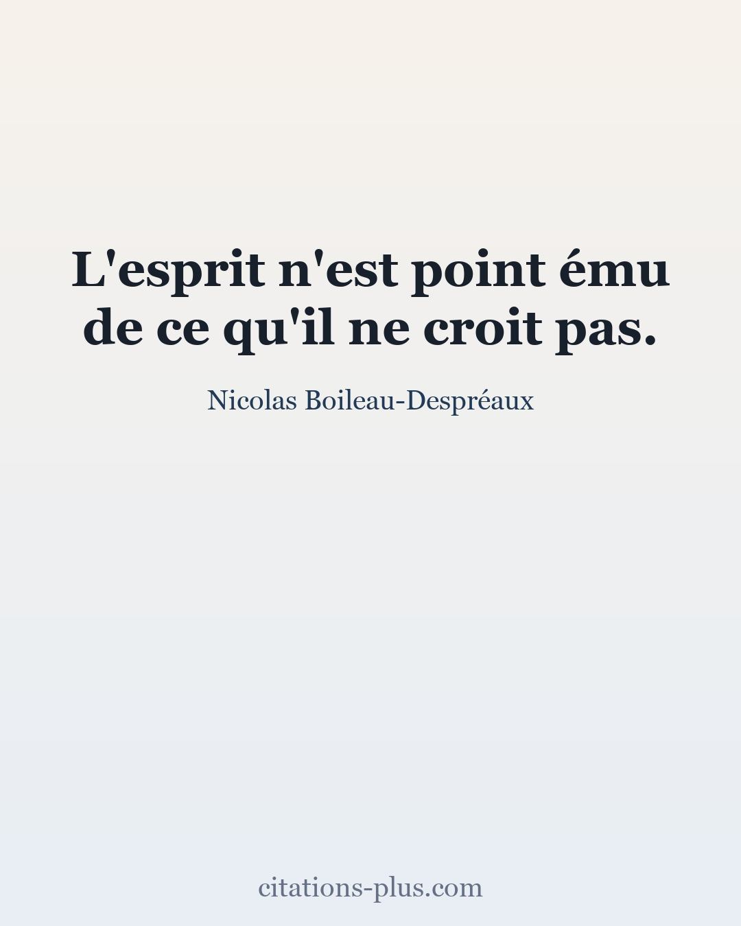 Carte Premium clair — Nicolas Boileau-Despréaux