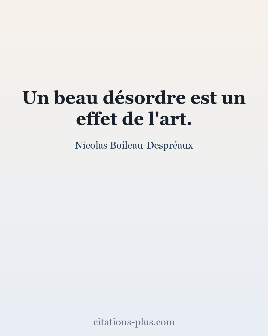 Carte Premium clair — Nicolas Boileau-Despréaux