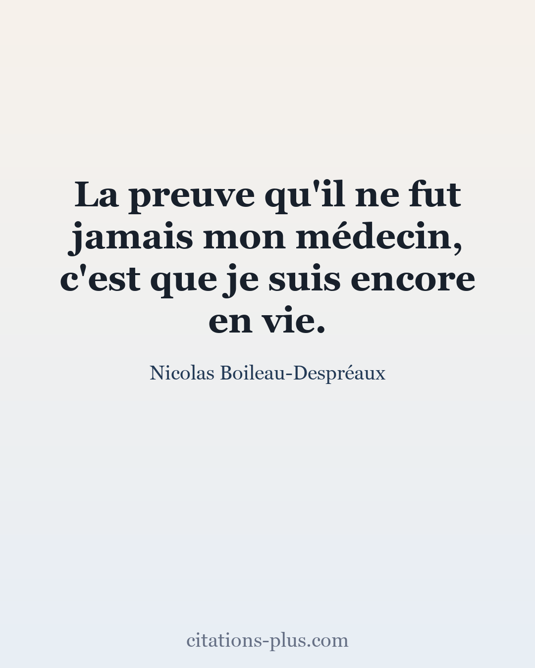 Carte Premium clair — Nicolas Boileau-Despréaux