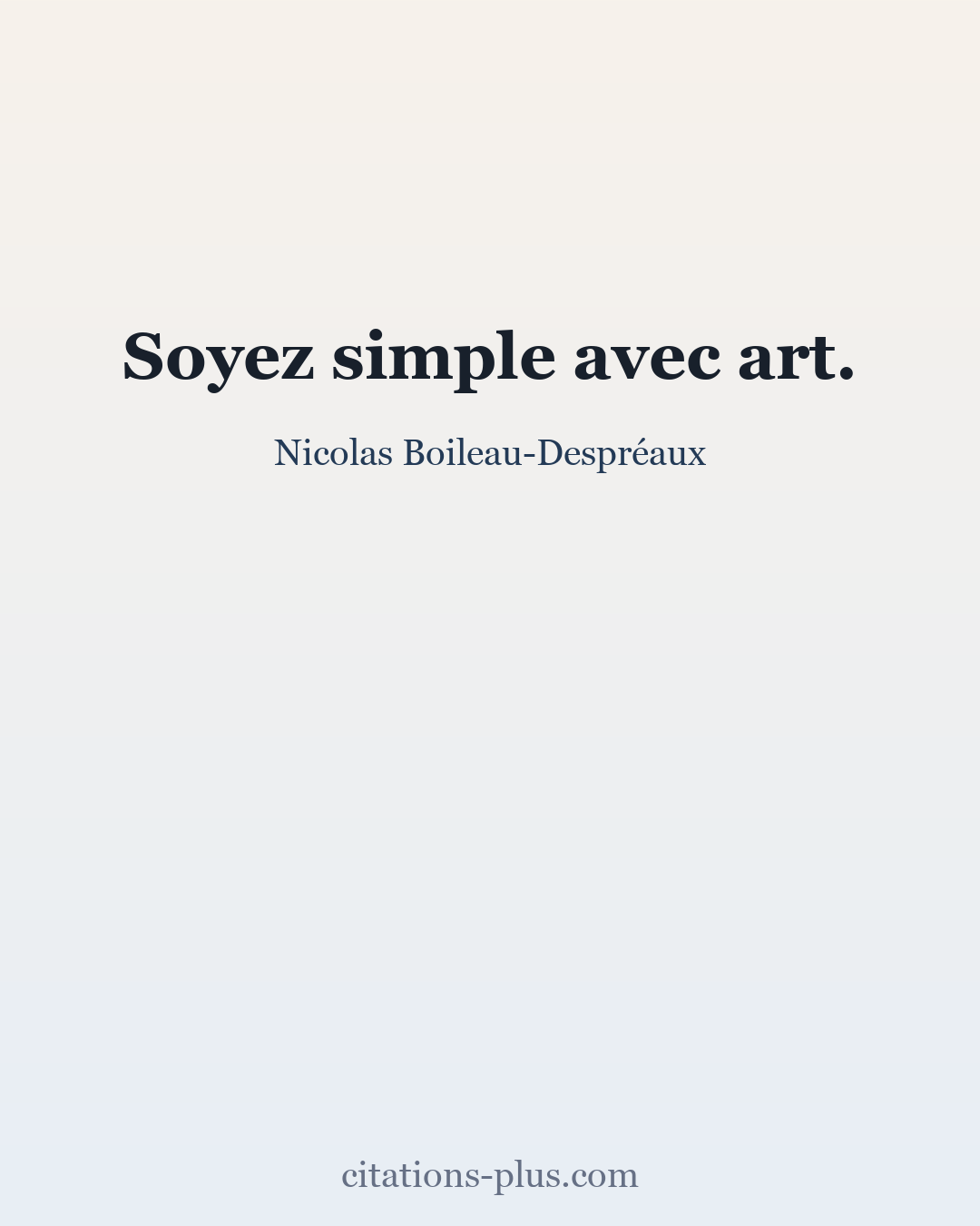 Carte Premium clair — Nicolas Boileau-Despréaux