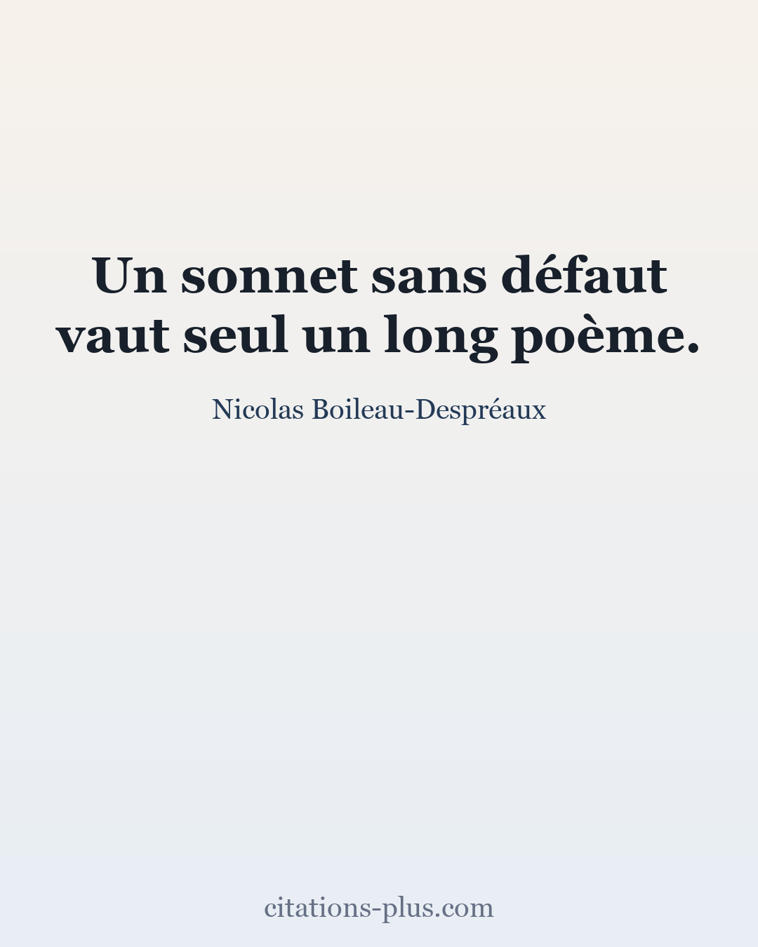 Carte Premium clair — Nicolas Boileau-Despréaux